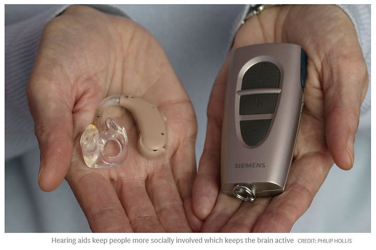 Hearing aids slow dementia by '75%', new study finds - (Section 2)